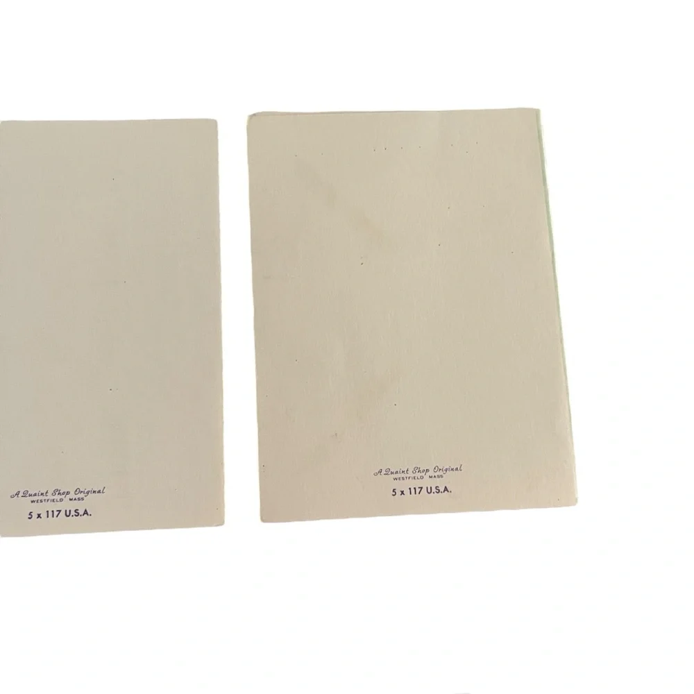 8 Unused Vintage Greeting Card A Gift for You Blank Notes Floral
